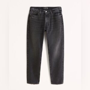 Abercombie & Fitch Distressed Black Vintage Stretch 90s Slim Taper Jean- 32W 30L